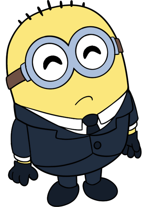 Sunglasses Suit Minion Pin