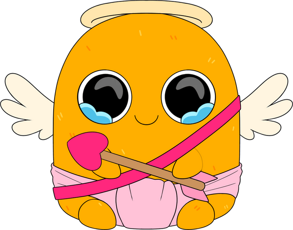 Valentines Sad Nuggie Plush (9in)