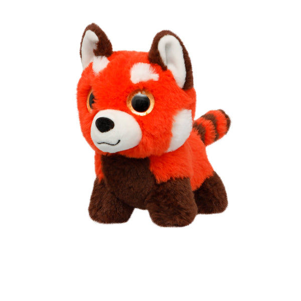 Orbys peluche grand œil panda roux