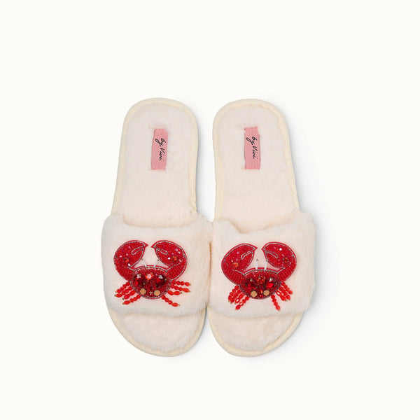 Paire de broches pour Chaussons - Crabe