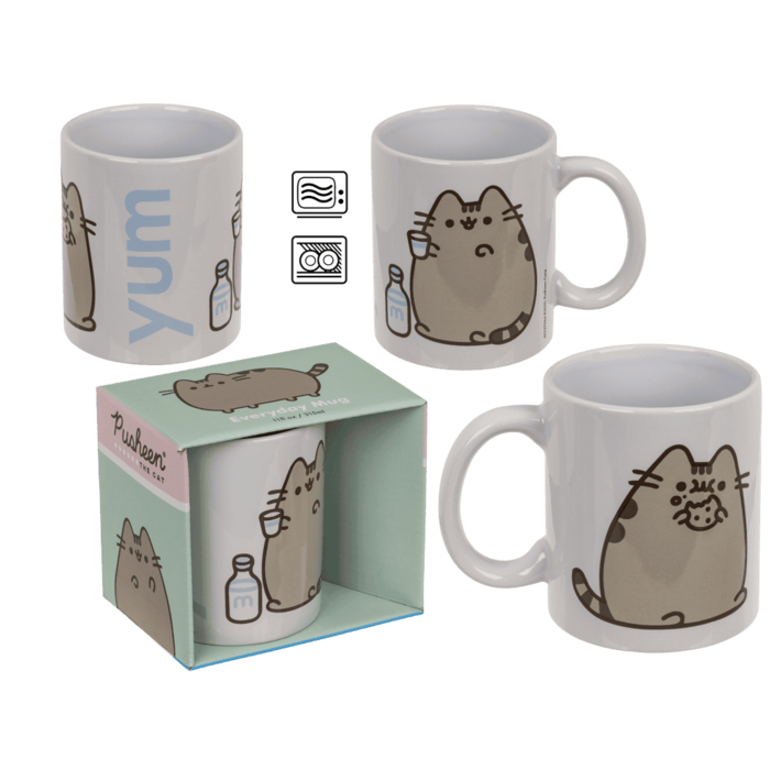 Mug, Pusheen - “Yum”, stoneware,