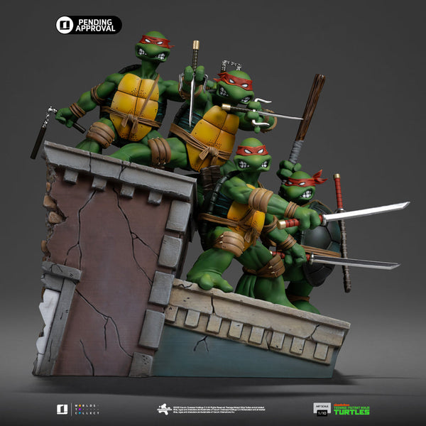 Statue TMNT 1st Cover Set - Teenage Mutant Ninja Turtles - Art Scale 1/10