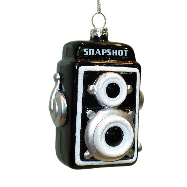 Kerstbal - Vintage camera