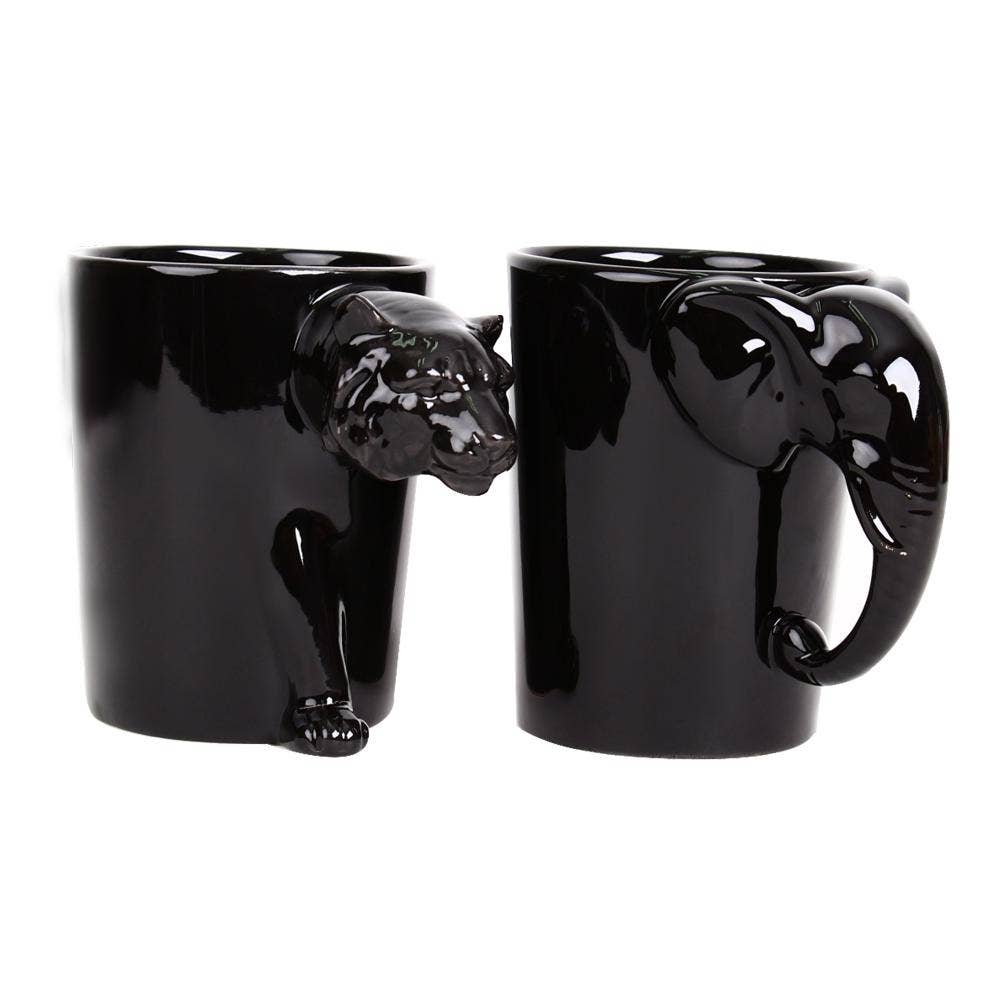 Mug Animal Savane Noir Helio Ferretti Vue 1
