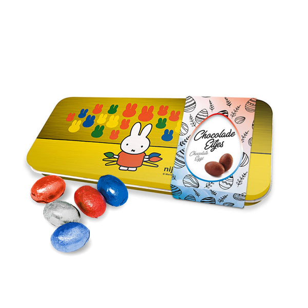 Metalen etui met Miffy-figuur