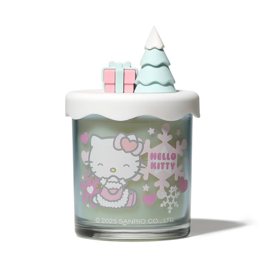 Hello Kitty Seasons scented candle, Frosted Berries, 3D lid