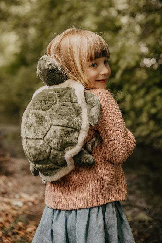 Turtle Plush Backpack for Children