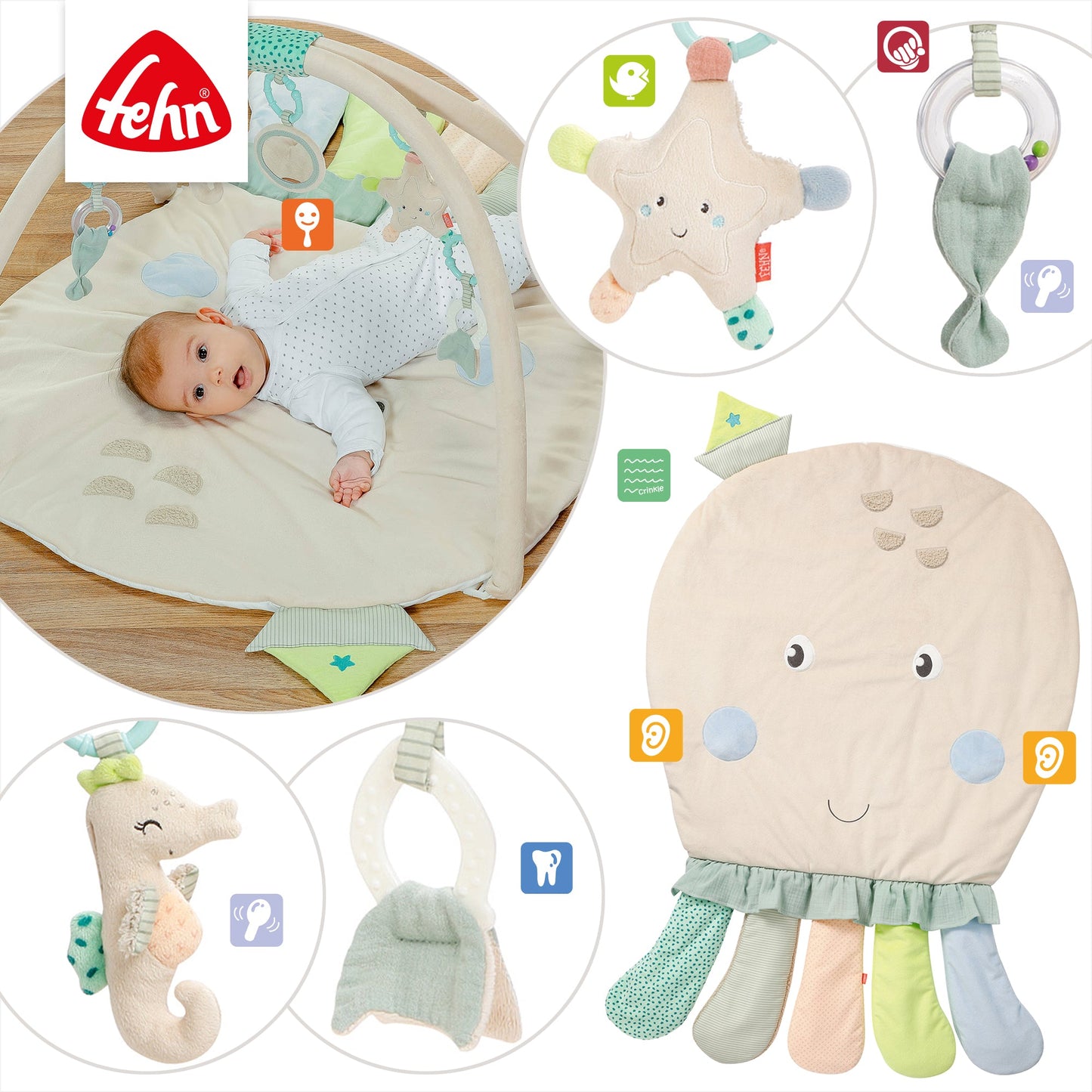 3-D-Activity-Decke Oktopus