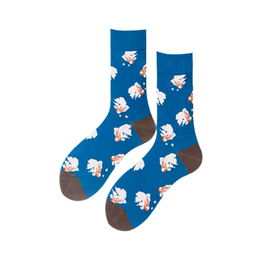 chaussettes poissons combattants mrcol