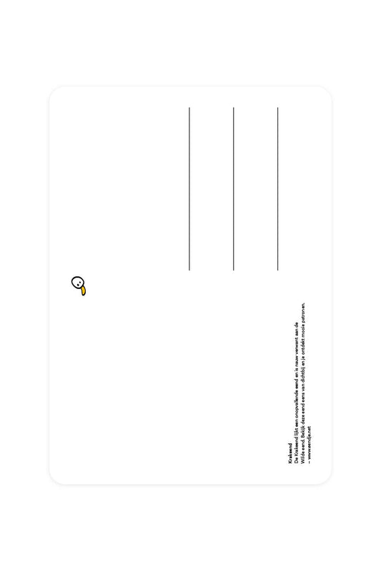 Postcard with Creaky Duck