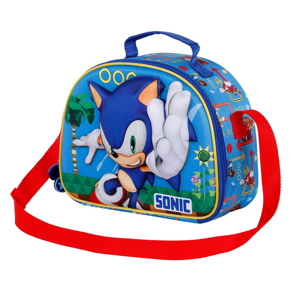 Sac Repas 3D Sonic the Hedgehog « Faster »