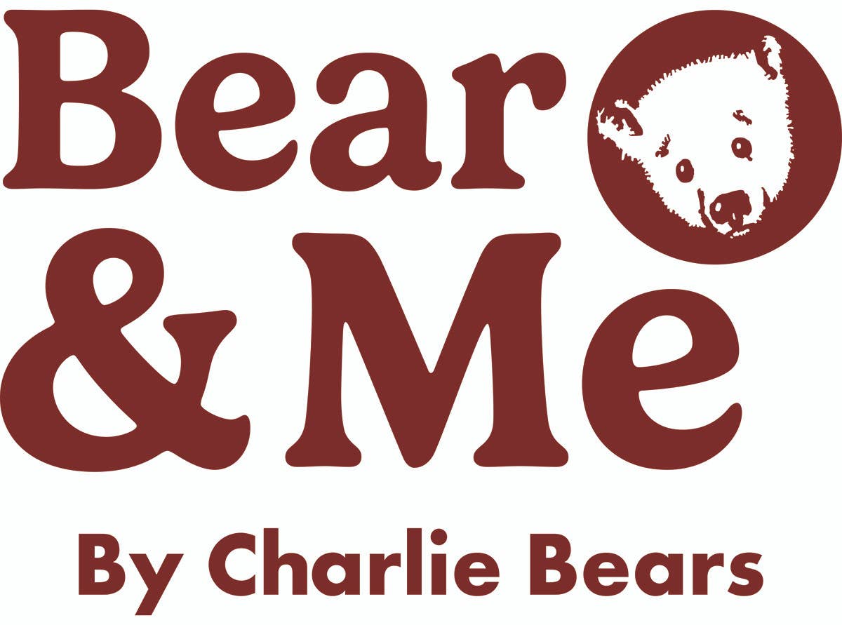 Bear & Me Riley de grijze wasbeer knuffel