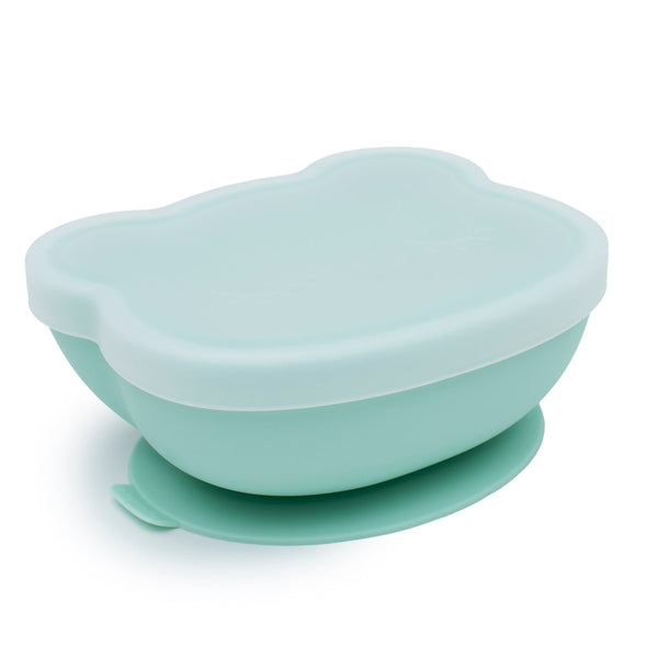 Mint Bear siliconen kom