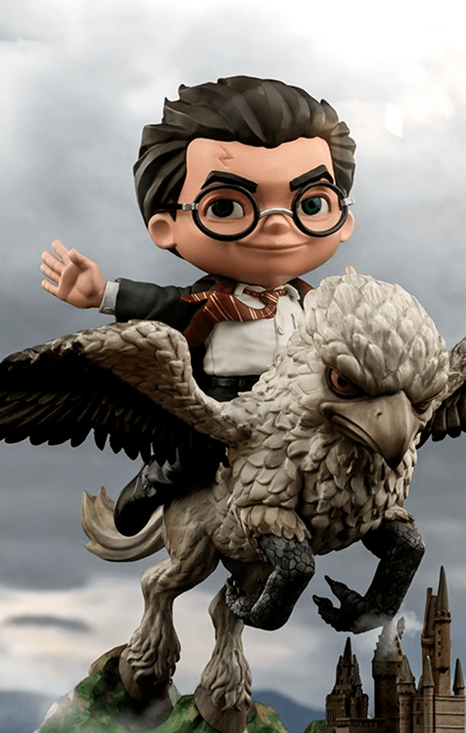 Figurine Harry Potter and Buckbeak - Harry Potter - Mini Co.