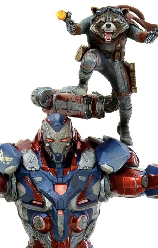 Statue Iron Patriot & Rocket - Avengers: Endgame - Art Scale 1/10