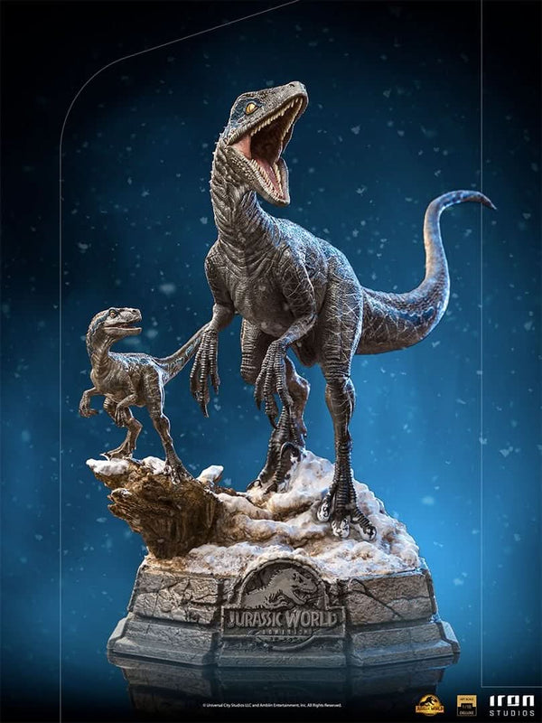 Statue Blue and Beta Deluxe - Jurassic World: Dominion - Art Scale 1/10