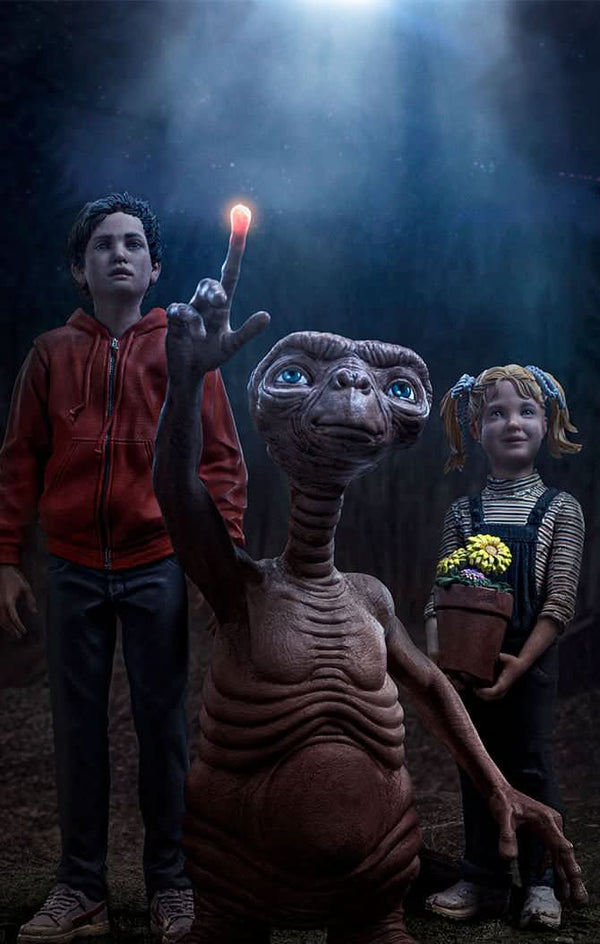 Statue E.T. Elliot and Gertie Deluxe - E.T. The Extra-Terrestrial - Art Scale 1/10