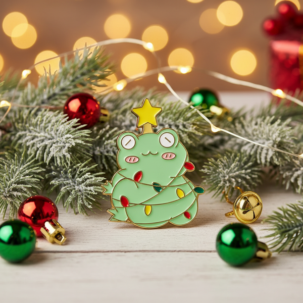 Kerstboomkikker speld