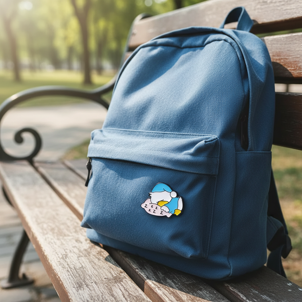 Sleeping White Duck Pin