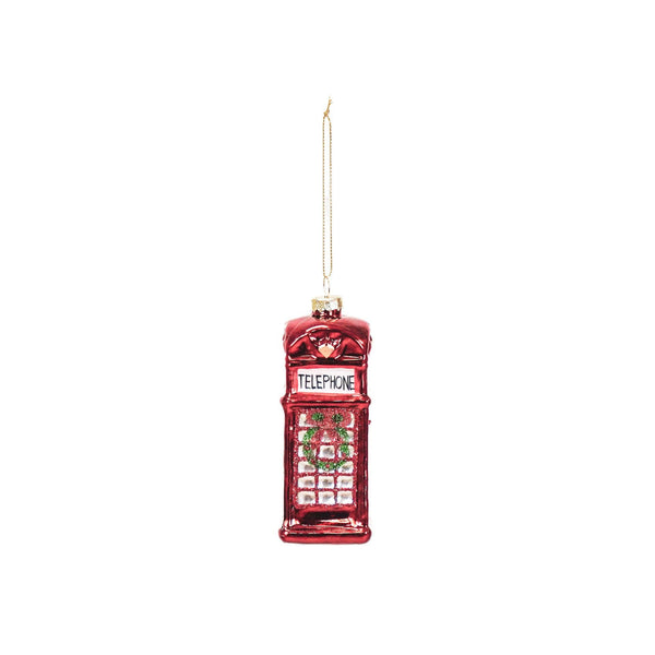 Kerstbal, Engelse telefooncel