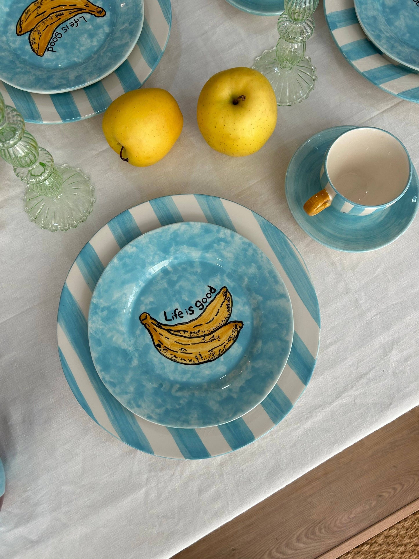 Bananenbord "Het leven is mooi"