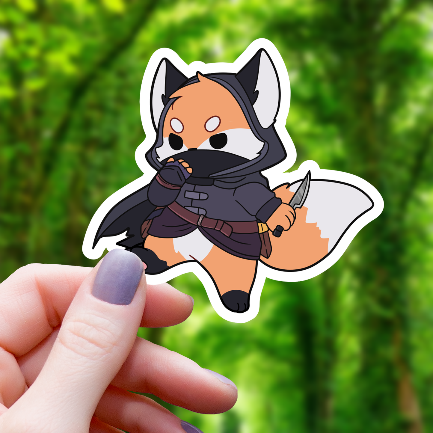 TTRPG Rogue Fox sticker