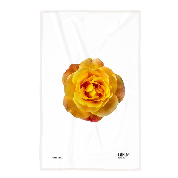 Oranje roze theedoek