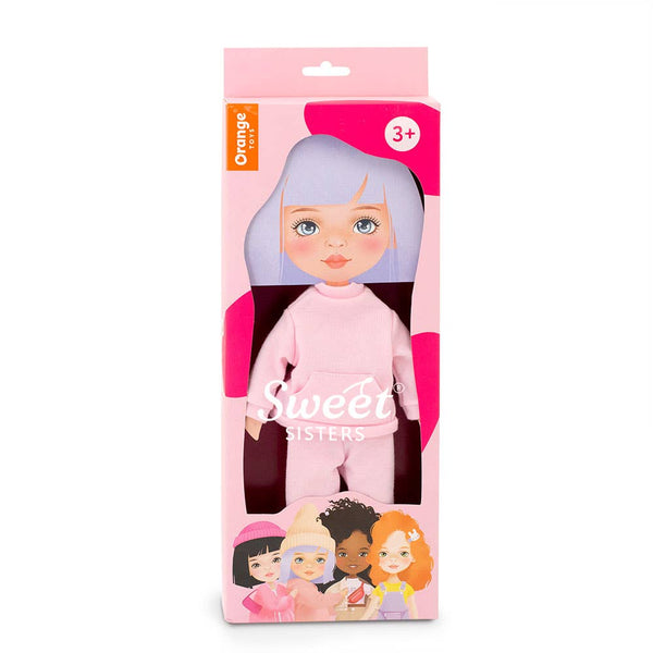Kledingset: roze trainingspak, 28 cm