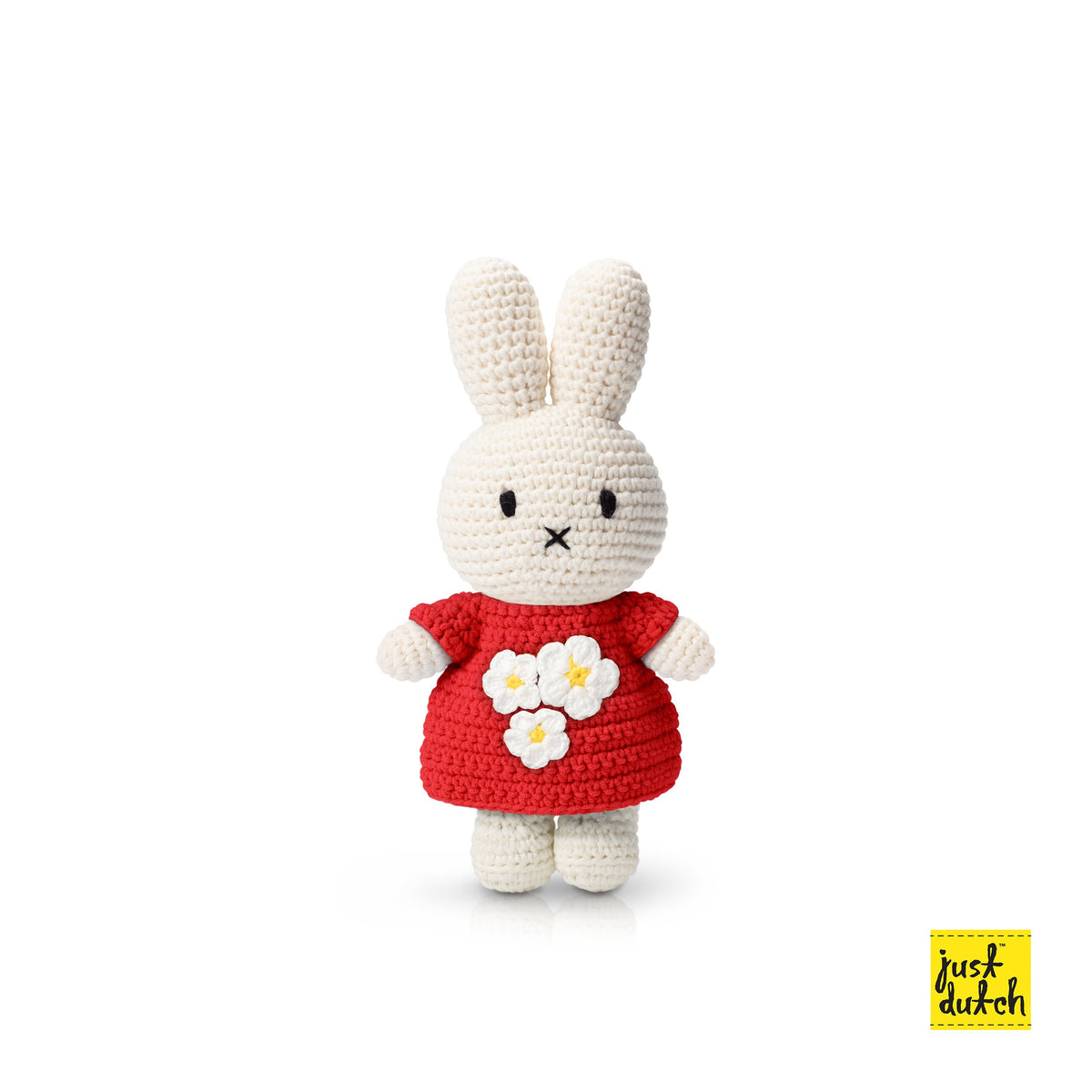 Miffy Knuffel – Rode Verjaardagsjurk