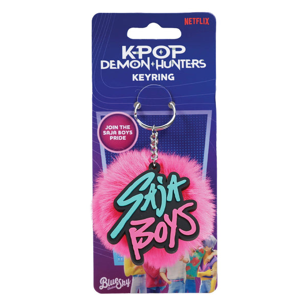 KPop Demon Hunters - porte-clés Pom Pom - Saja Boys