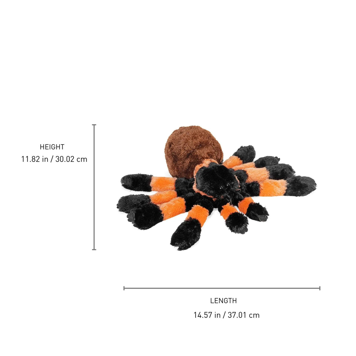 Wild Republic Cuddlekins Tarantula Stuffed Animal - 12" Stuffed Animals