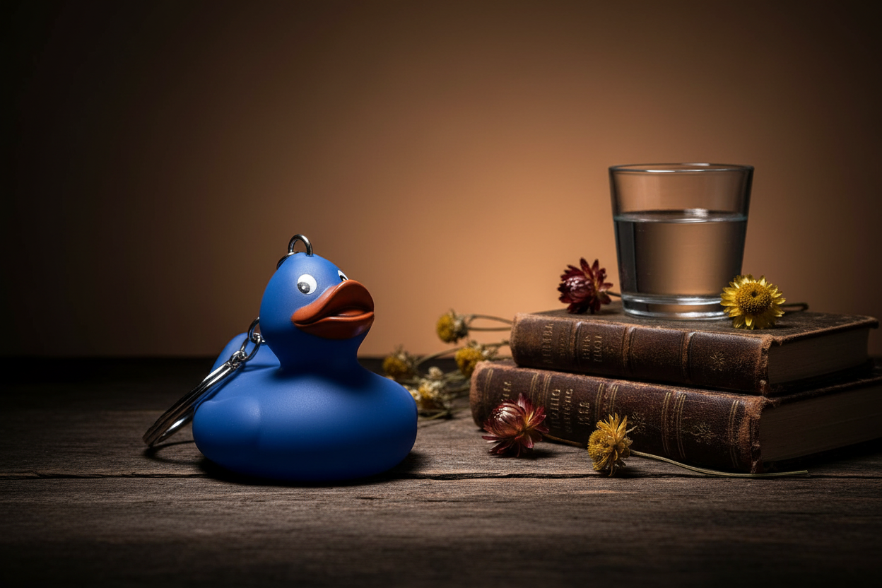 Blue Duck Keychain