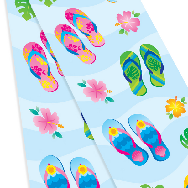Autocollants Stickiville Tongs d’été – 2 planches brillantes – OOLY