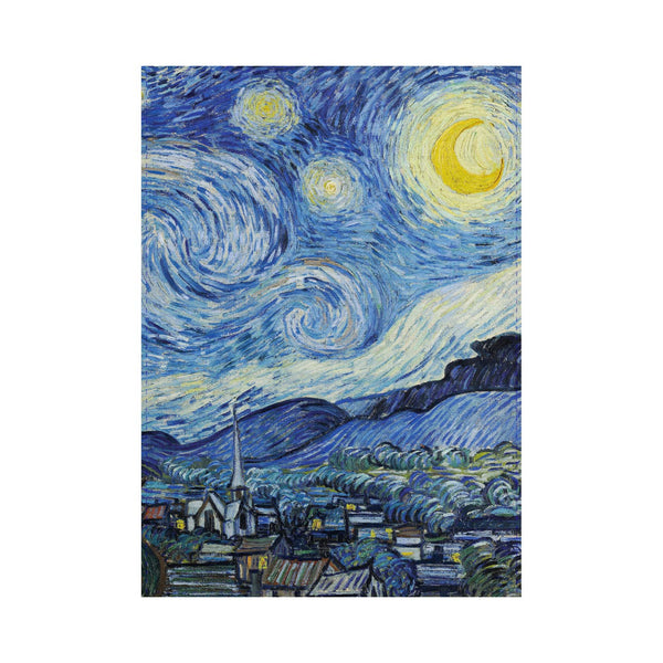 Theedoek met afbeelding van Vincent van Gogh's De Sterrennacht