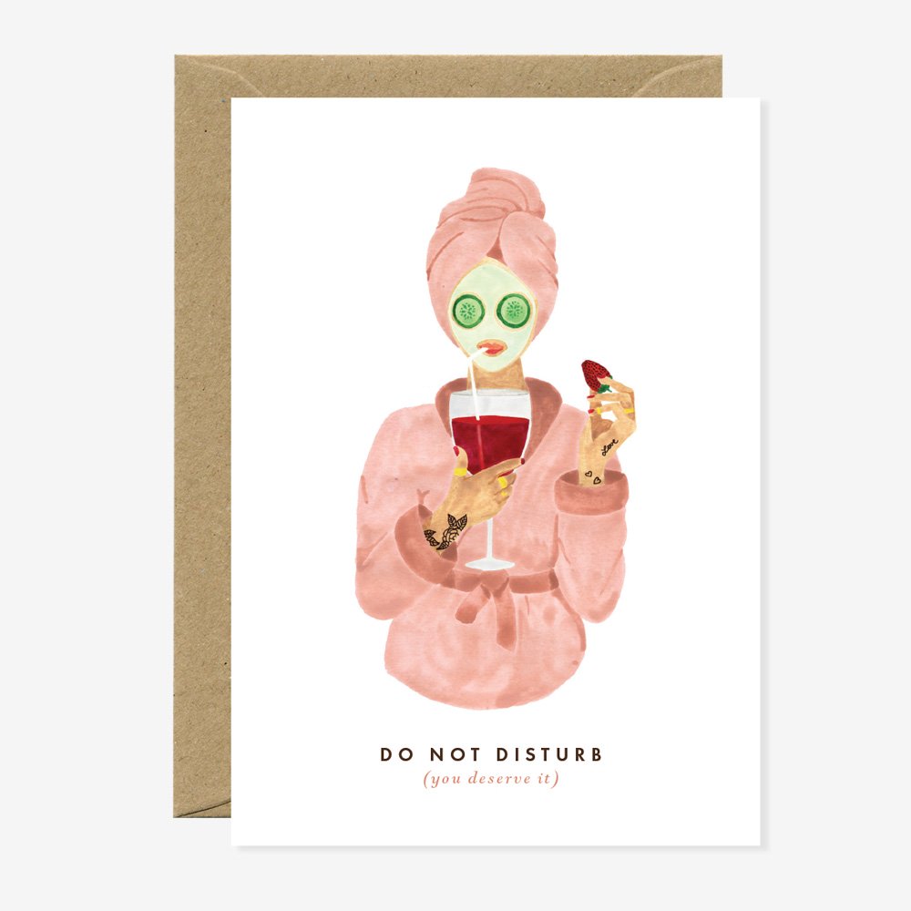 Do not Disturb - Greeting Card