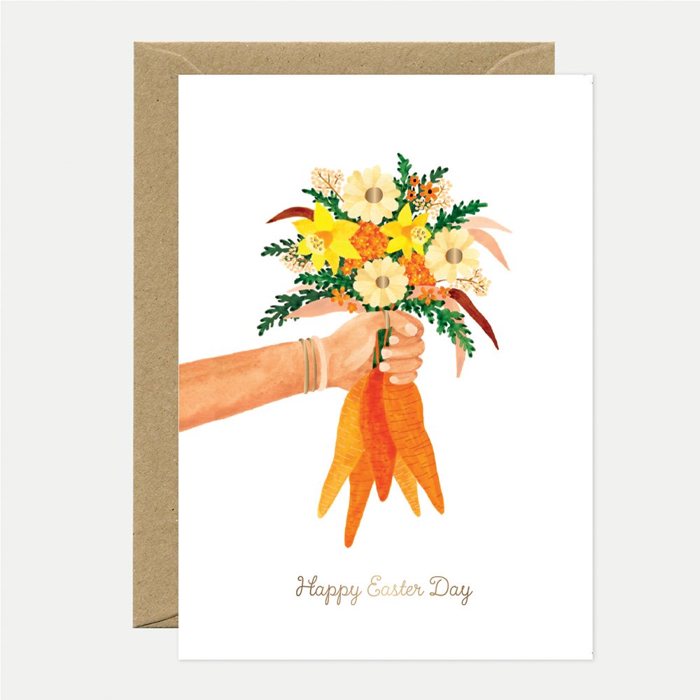 Easter Day - Carte de voeux - Dorure