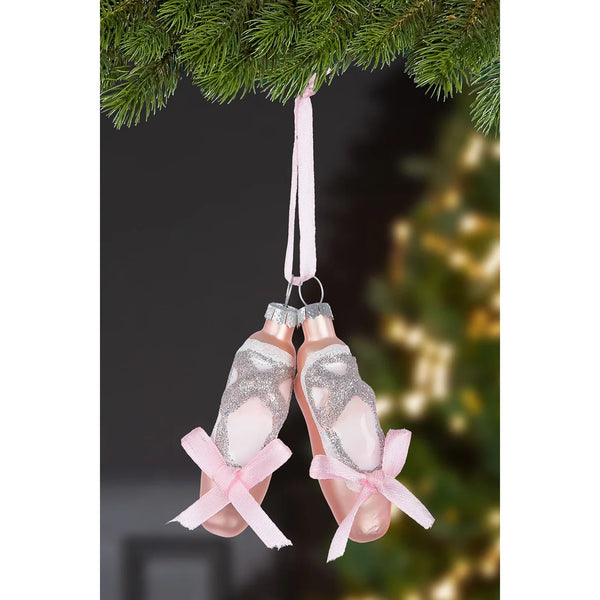 Roze ballerina kerstbal