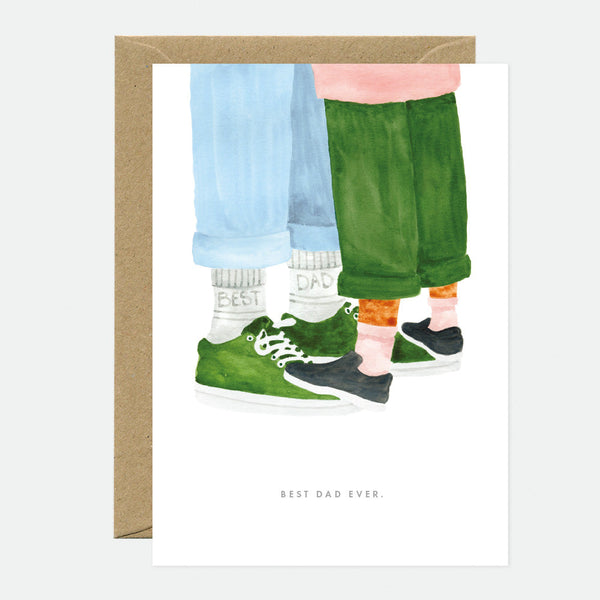 Best Dad Socks - Carte de vœux