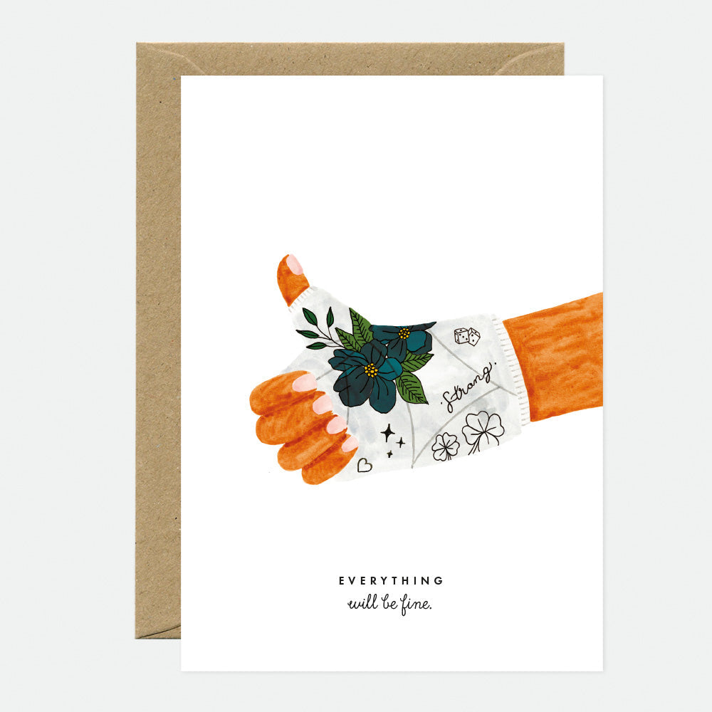 Everything will be fine - Greeting Card