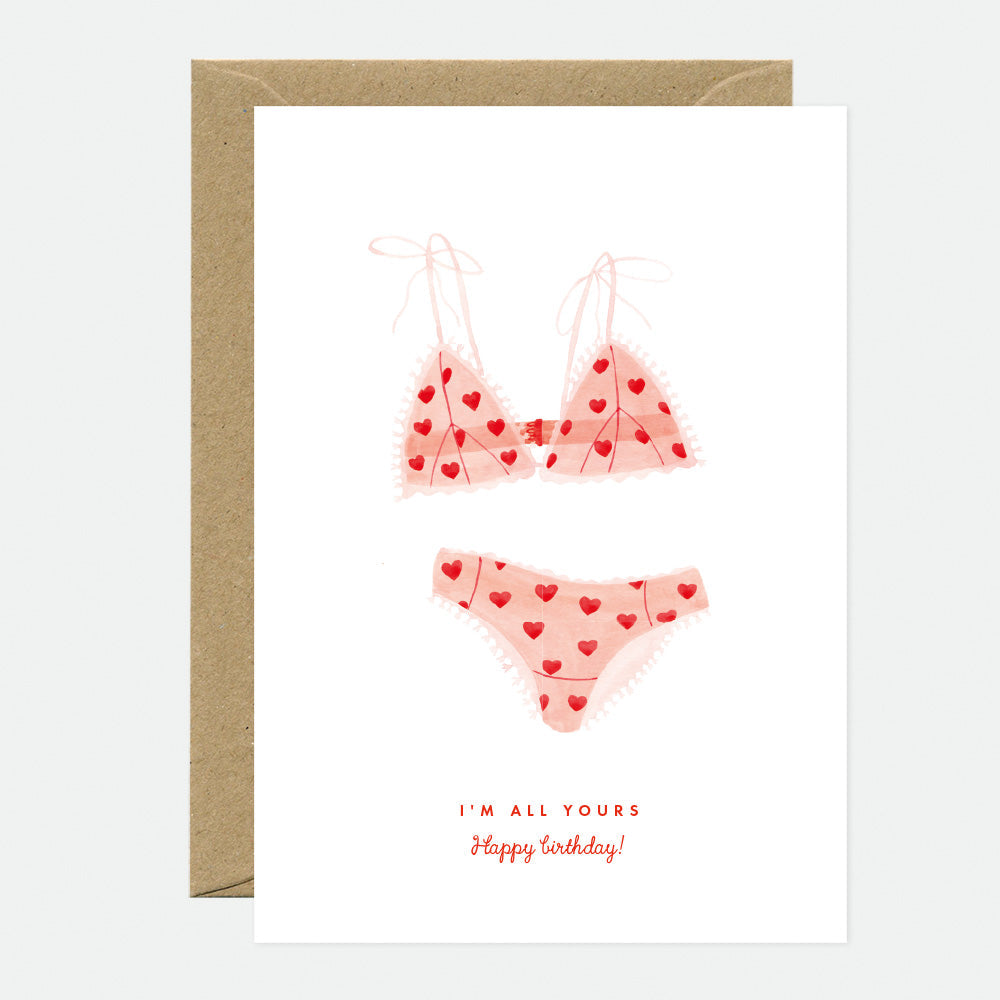 Sexy Underwear - Carte de voeux