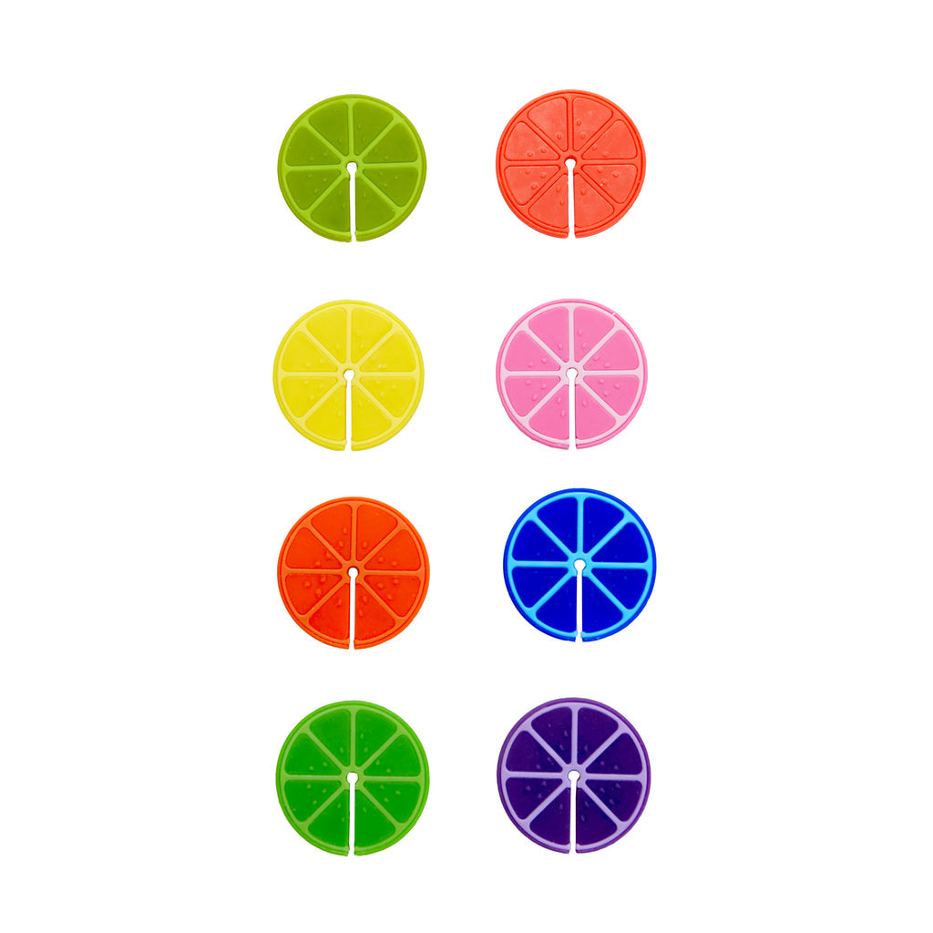 Fruit Party Glass Markers