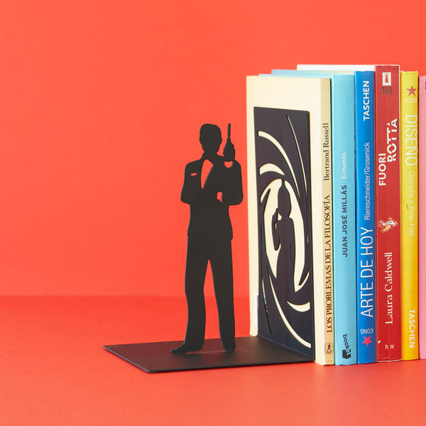 Serre-livres Secret Agent