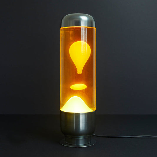 Lampe à lave Capsule - Orange/Jaune