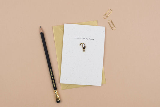 Greeting Card with Pin "Toucan of My Heart"