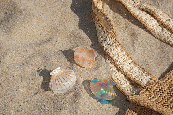 Strawberry Milkshake Seashell Hair Clip