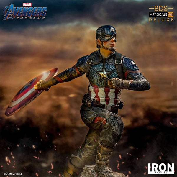 Statue Captain America Deluxe - Avengers: End Game - Art Scale 1/10 - Marvel Comics
