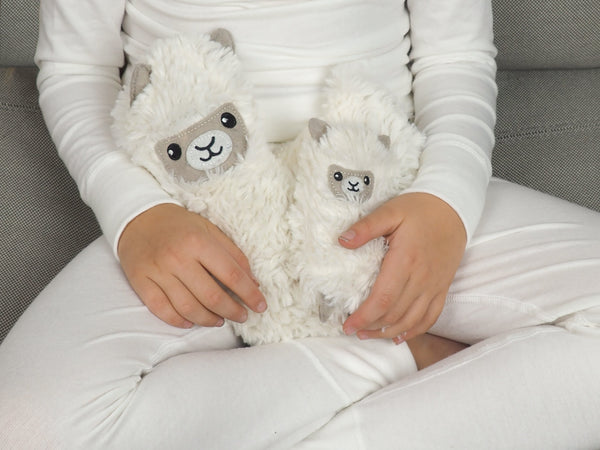 Heatable Huggable Fluffy Llama