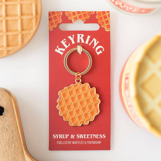 Waffle Keychain