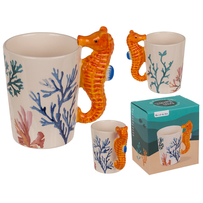 3D Seahorse Mug