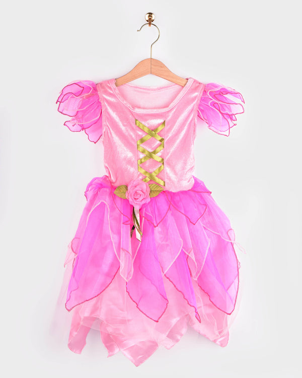 Robe féerique avec ailes+diadème+baguette 122-128 cl 6-8 ans